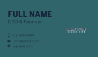 School Varsity Wordmark Business Card Image Preview