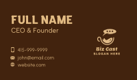 Hot Coffee Talk Business Card