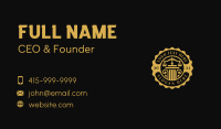 Attorney Law Judiciary Business Card Design