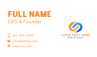 Digital Technology Lettermark Business Card
