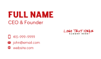 Sushi Bar Business Card example 3