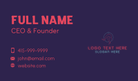 Explicit Business Card example 3