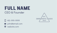 Hipster Apparel Clothing Business Card
