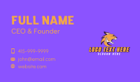 Wild Angry Cougar Business Card Design