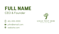 Nature Plant Arborist Business Card Design