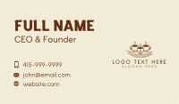 Hot Coffee Cups Business Card