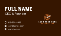 Chainsaw Logging Forestry Business Card