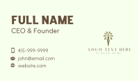 Organic Nature Woman Business Card Design