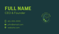 Smoker Cannabis Weed Business Card Design