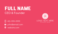 Canvas Sneaker Business Card example 1