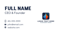 Fire Ice Element Business Card