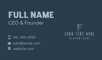 F Business Card example 4