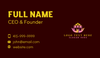 Lotus Spa Hand Business Card