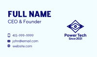 Blue Diamond Eye Business Card