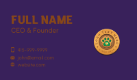 Paw Print Pet Veterinary Business Card