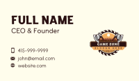 Sawmill Business Card example 2