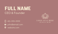 Floral Crown Wedding Business Card