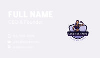 Powerlifting Business Card example 1
