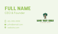 Sustainable Tree Garden Business Card