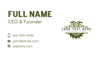 Lumberjack Business Card example 1