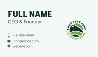 Golf Course Flag Business Card