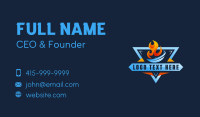Cool Heating Ventilation Business Card