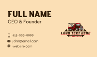 Tow Truck Pickup Business Card Design