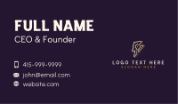 Current Business Card example 4