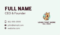 Cute Lovely Puppy Business Card