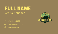 Lawn Mower Equipment Shield Business Card Image Preview