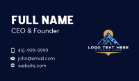 Peak Mountain Camping Business Card