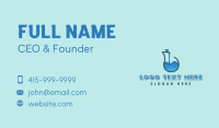 Toilet Business Card example 3