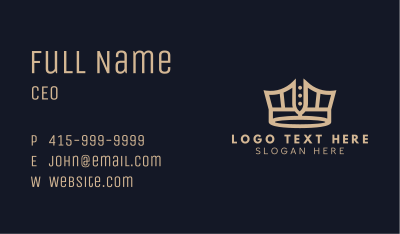 Deluxe Crown Jewel Business Card