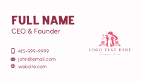 Woman Fashion Hat Business Card