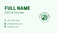 Hand Garden Plant Business Card