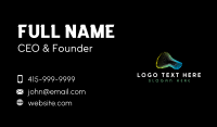 Motion Media Waves Business Card