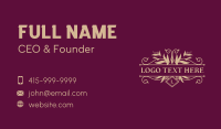 Luxury Florist Wedding Business Card