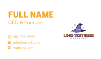 Magical Wizard Hat Business Card
