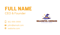 Magical Wizard Hat Business Card