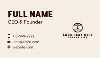 Woodworking Circular Saw Business Card