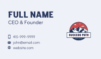 Mountain Forest Camper Business Card Image Preview