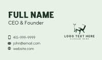 Armchair Plant Furniture Business Card Design