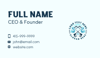 Water Pressure Washing  Business Card Design