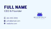 Lotus Floral Health Business Card Image Preview