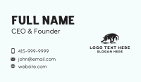 Wild Panther Animal Business Card