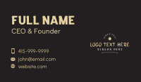 Tea Time Business Card example 1