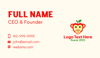 Monkey Apple Fruit Business Card