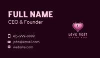 Love Heart Lace Business Card Image Preview