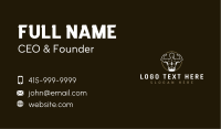 Physique Muscle Bodybuilder Business Card