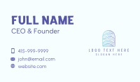 Ocean Wave Arch Business Card